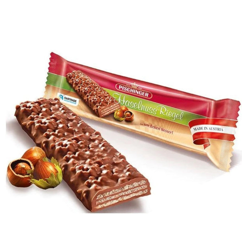 Nusswaffel in Schokolade